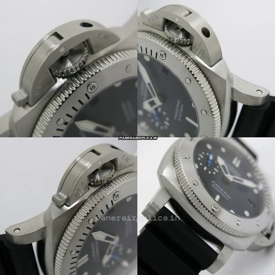 Alternative view of Pleasing Fake Panerai Panerai Watches 43mm Steel Case Automatic Watch