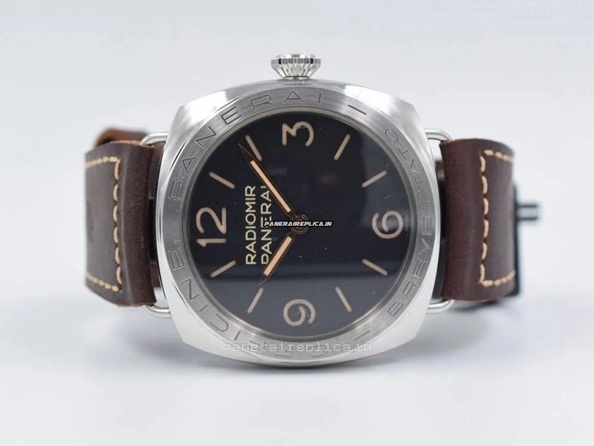 Alternative view of Appealing Imitation Panerai Special Editions 47mm Steel Case Manual Winding Watch