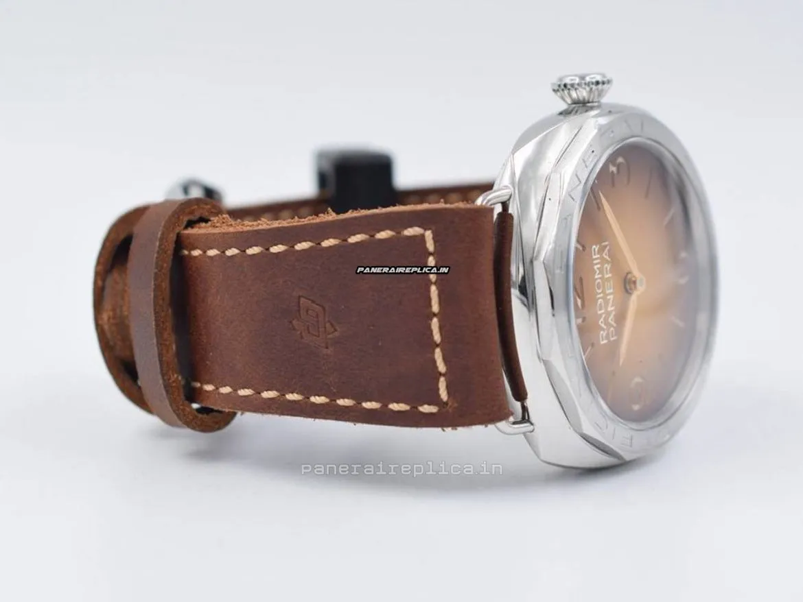 Alternative view of Appealing Fake Panerai Special Editions 47mm Steel Case Manual Winding Watch