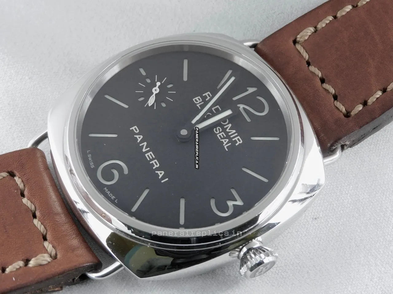Alternative view of Luxury Replica Panerai Radiomir Black Seal 45x50mm Steel Case Mens/unisex Manual Winding Watch