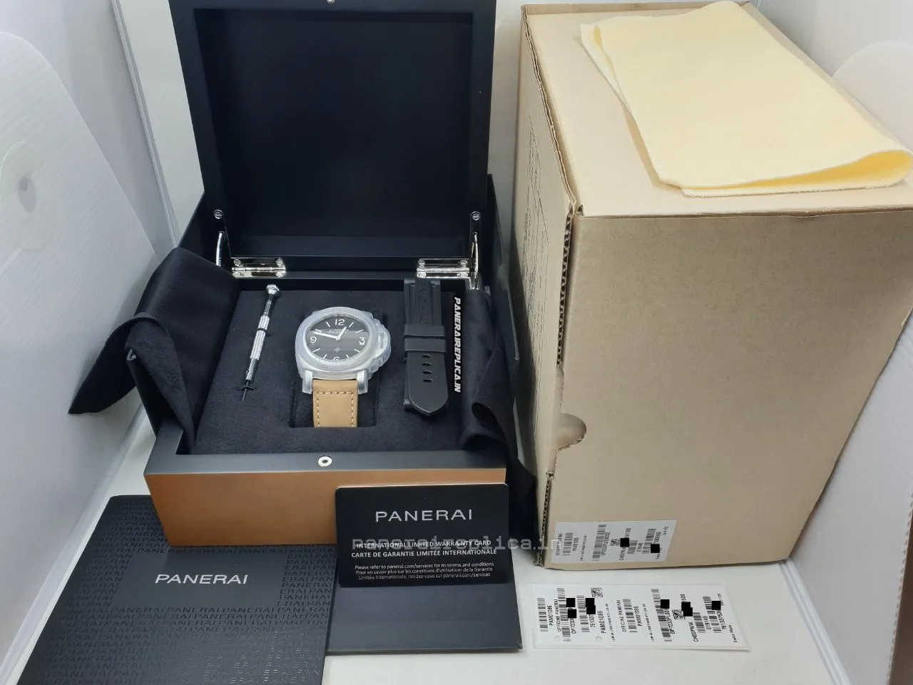 Alternative view of Superb Copies Panerai Panerai Watches 44mm Steel Case Mens/unisex Manual Winding Watch