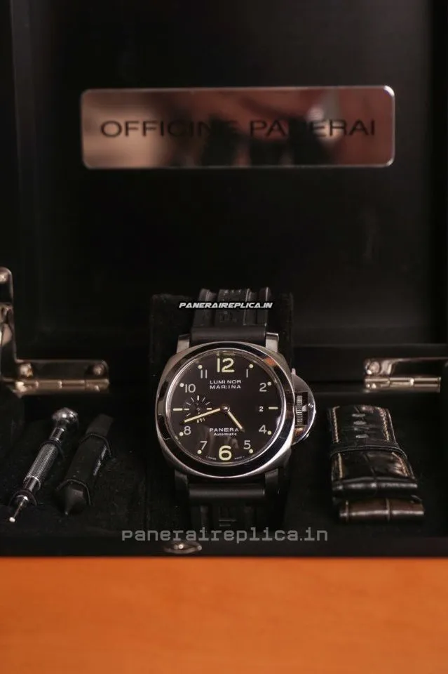 Alternative view of Reliable Copies Panerai Luminor Marina 44mm Steel Case Mens/unisex Automatic Watch