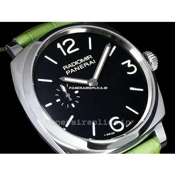 Alternative view of Luxury Imitation Panerai Panerai Watches 42mm Steel Case Manual Winding Watch
