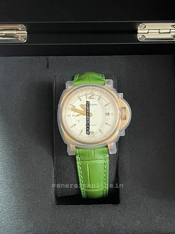 Terrific Replica Panerai Panerai Watches Rose Gold Case Mens/unisex Automatic Watch
