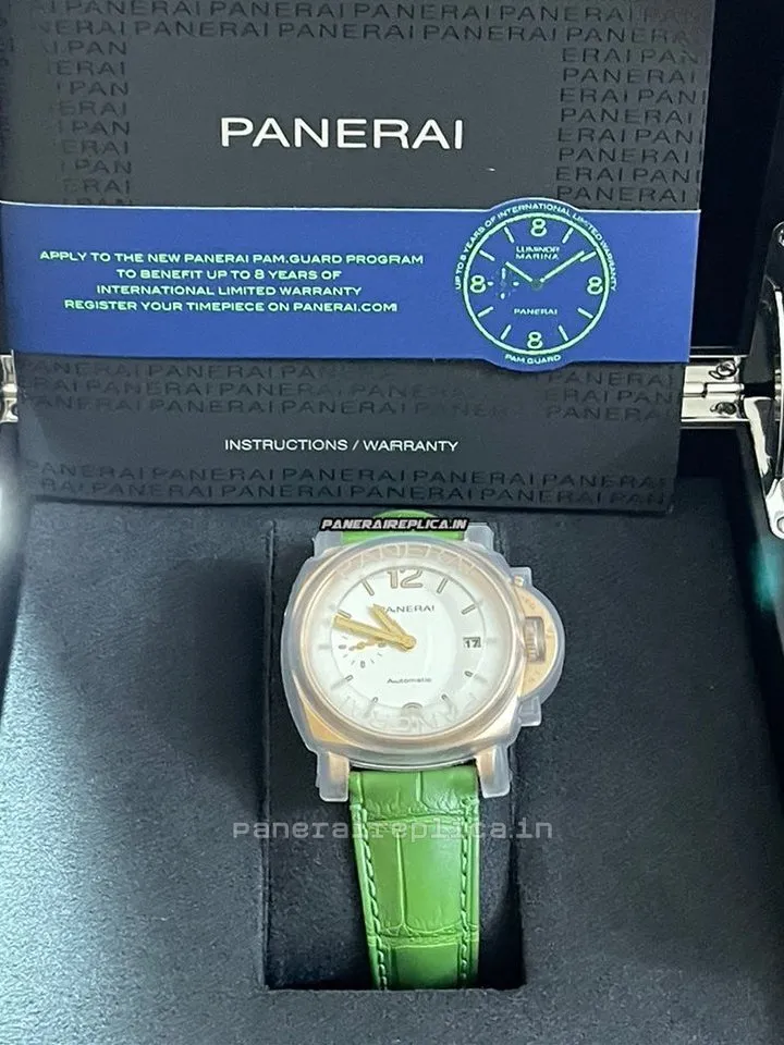 Alternative view of Terrific Replica Panerai Panerai Watches Rose Gold Case Mens/unisex Automatic Watch