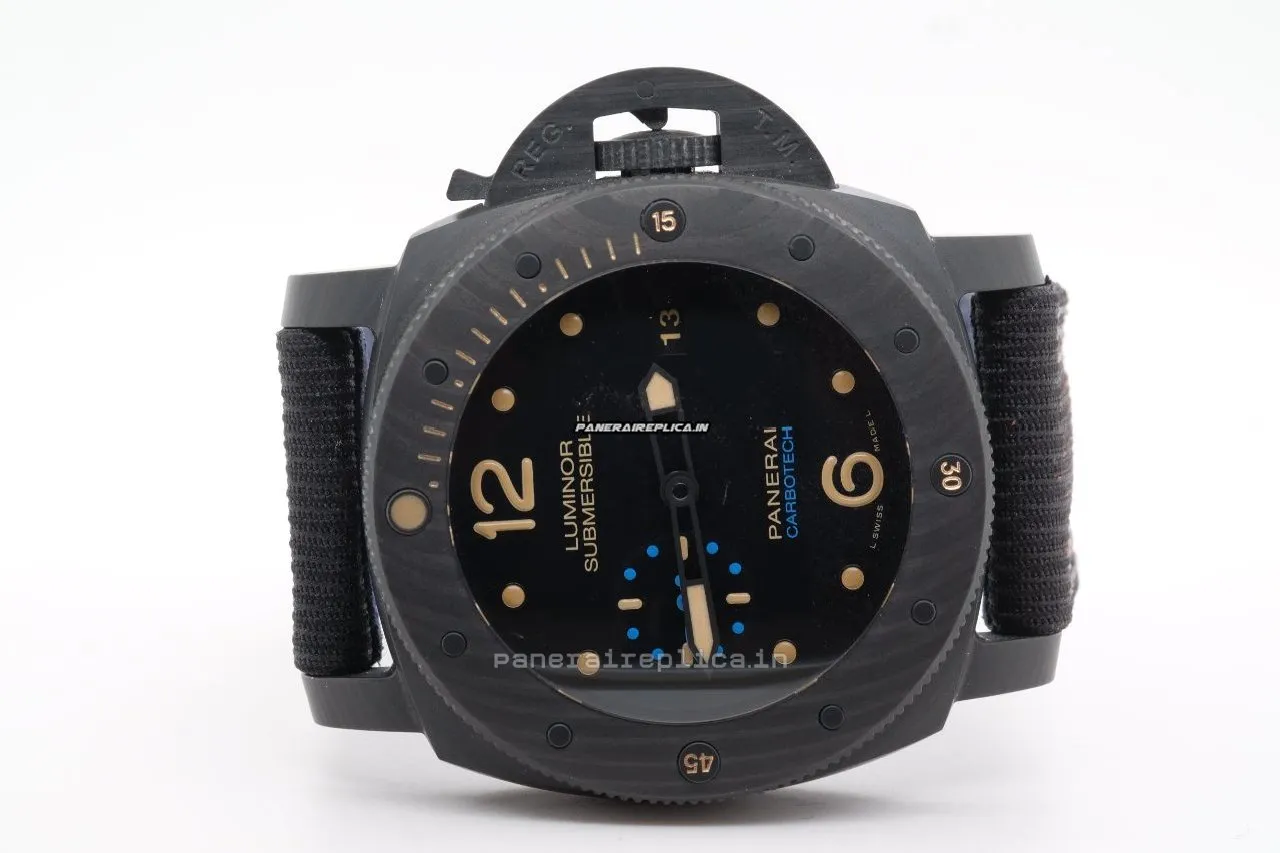 Nice Copies Panerai Luminor Submersible 47mm Carbon Case Mens/unisex Automatic Watch