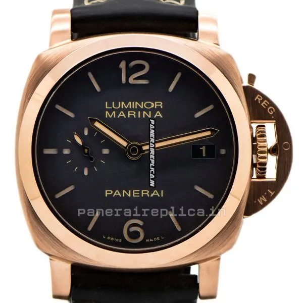 Popular Replica Panerai Luminor Marina 42mm Rose Gold Case Mens/unisex Automatic Watch
