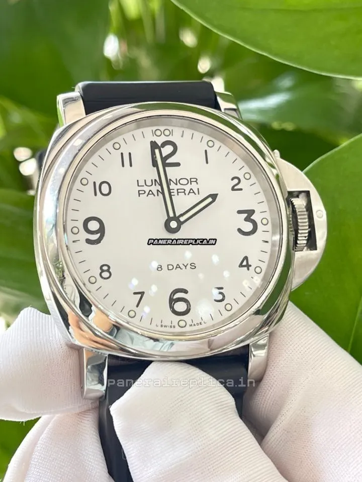 Alternative view of Terrific Fake Panerai Luminor Base 44mm Steel Case Mens/unisex Manual Winding Watch