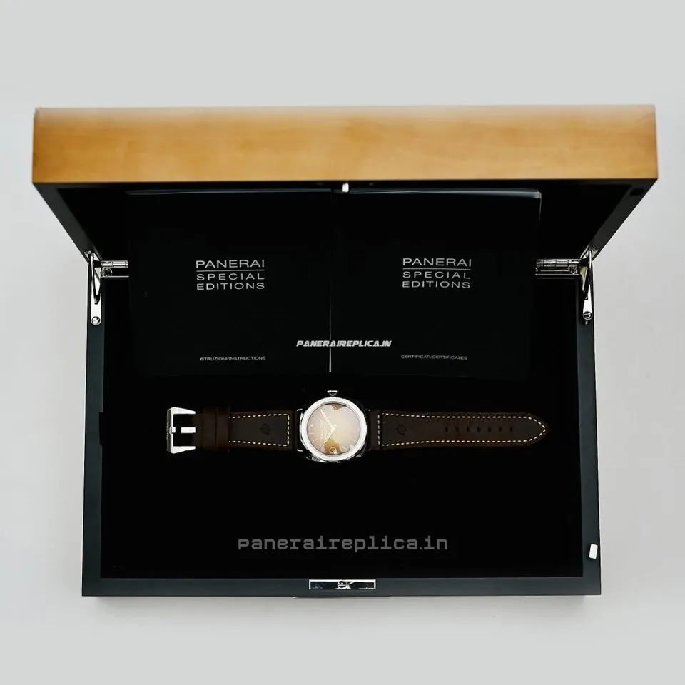 Alternative view of Terrific Fakes Panerai Special Editions 47mm Steel Case Mens/unisex Manual Winding Watch