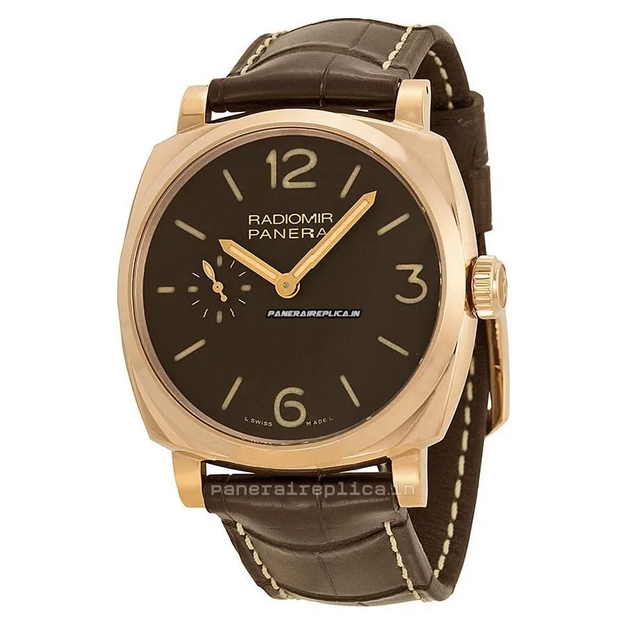 Exquisite Replica Panerai Radiomir 1940 42mm Rose Gold Case Mens/unisex Manual Winding Watch