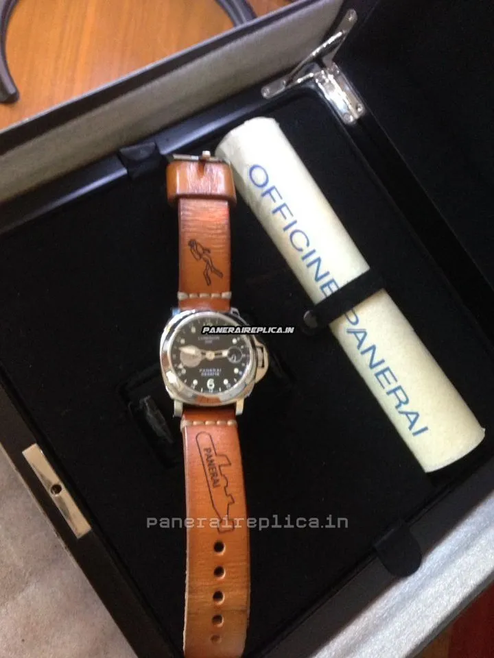 Alternative view of Discount Replica Panerai Special Editions 44mm Steel Case Automatic Watch