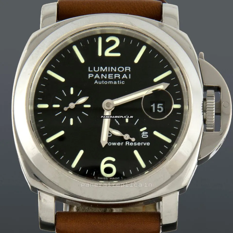 Alternative view of Affordable Replica Panerai Luminor Power Reserve 44mm Steel Case Mens/unisex Automatic Watch