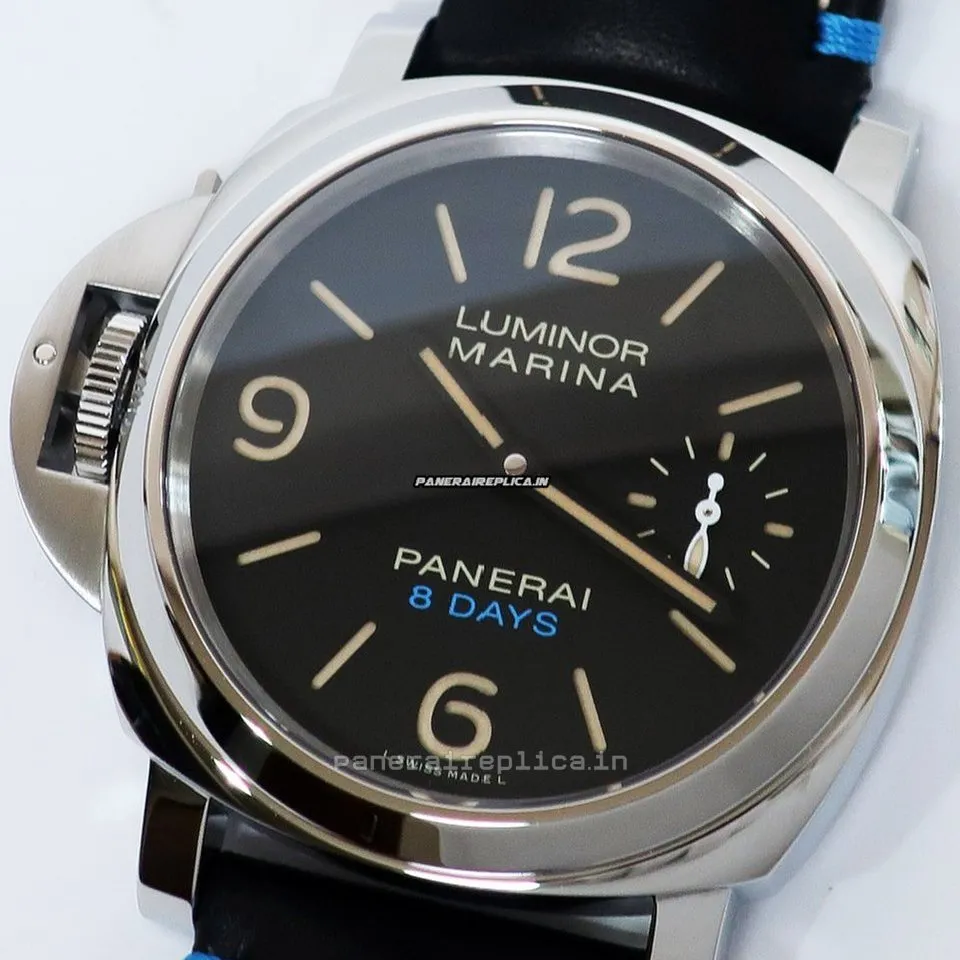 Alternative view of Trustworthy Clone Panerai Panerai Watches 44mm Steel Case Manual Winding Watch
