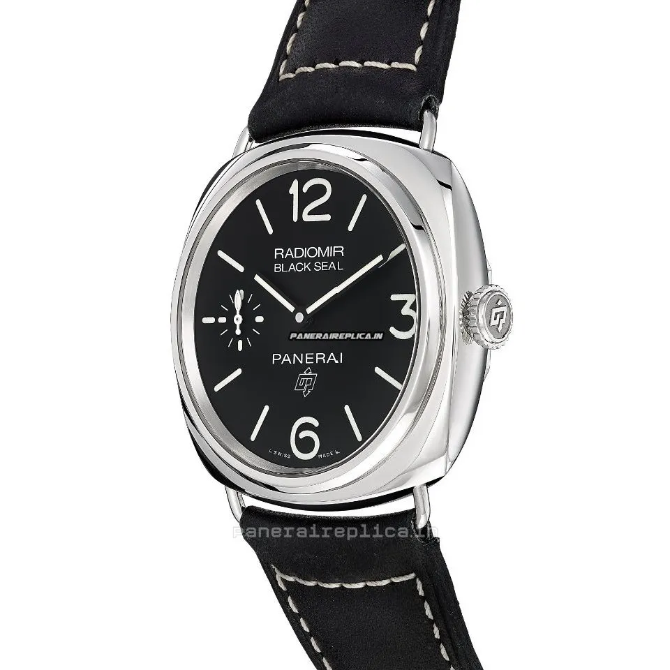 Alternative view of Beautiful Replica Panerai Radiomir Black Seal 45mm Steel Case Mens/unisex Manual Winding Watch