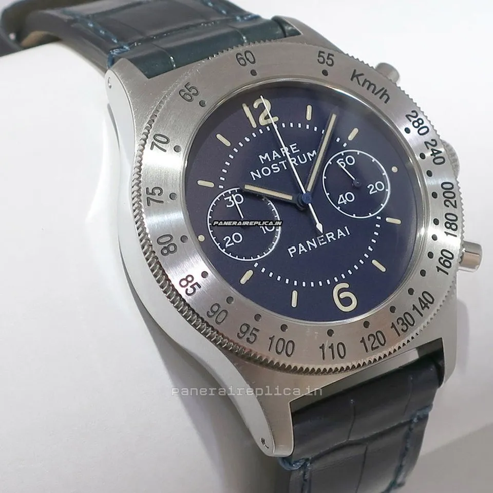 Alternative view of Excellent Fake Panerai Mare Nostrum 42mm Steel Case Manual Winding Watch