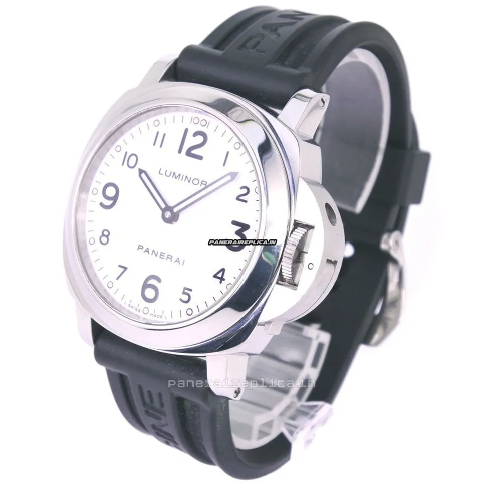 Alternative view of Luxury Replica Panerai Luminor Base 42.5x15mm Steel Case Mens/unisex Manual Winding Watch