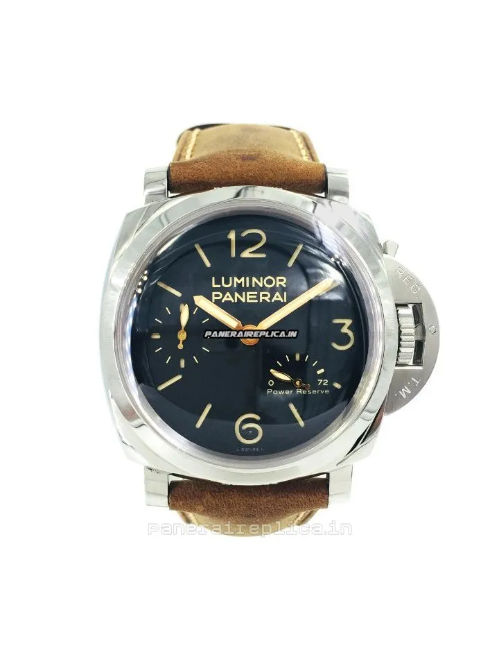 Alternative view of Wonderful Replica Panerai Luminor 1950 47mm Steel Case Mens/unisex Manual Winding Watch