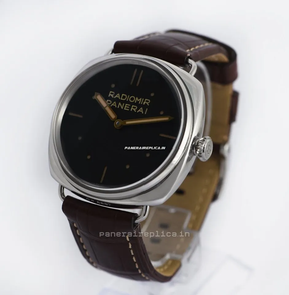 Alternative view of Aaa Replica Panerai Radiomir 3 Days Gmt 47mm Steel Case Mens/unisex Manual Winding Watch