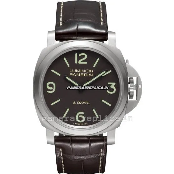 Amazing Replicas Panerai Luminor Base 44mm Titanium Case Mens/unisex Manual Winding Watch