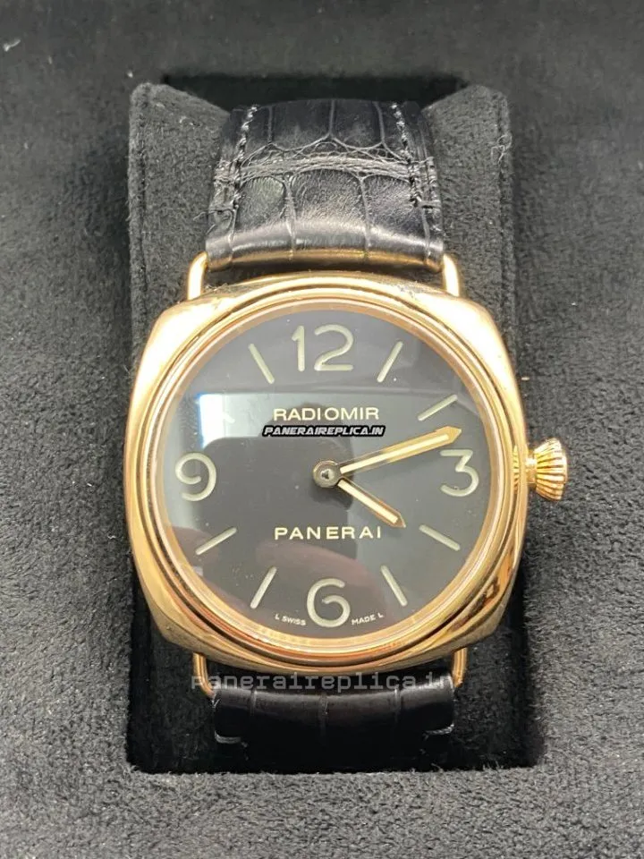 Swiss Replica Panerai Radiomir 45mm Rose Gold Case Mens/unisex Manual Winding Watch