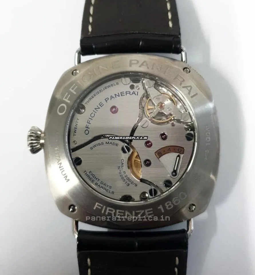 Alternative view of Luxury Imitation Panerai Radiomir 8 Days Gmt 45mm Titanium Case Mens/unisex Manual Winding Watch