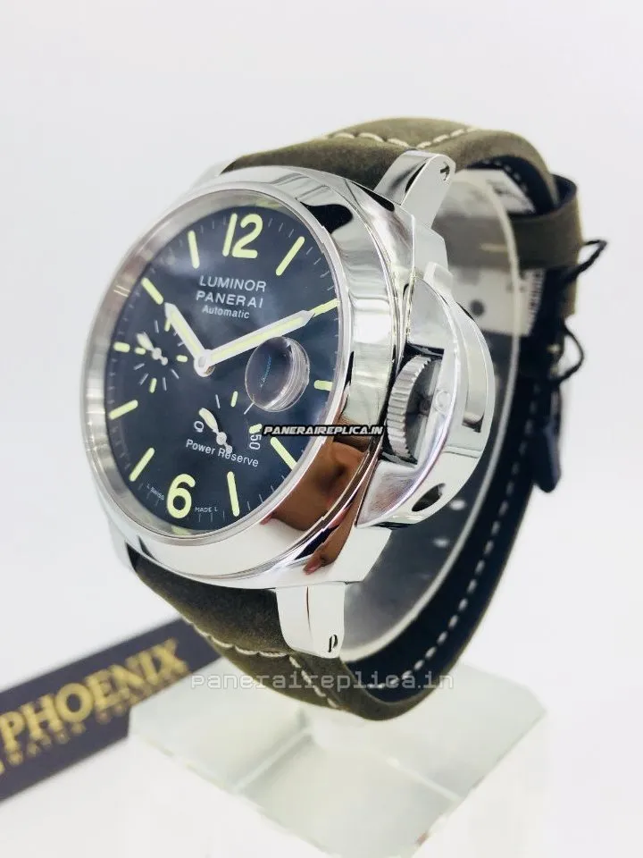 Alternative view of Terrific Replica Panerai Luminor Power Reserve 44mm Steel Case Mens/unisex Automatic Watch