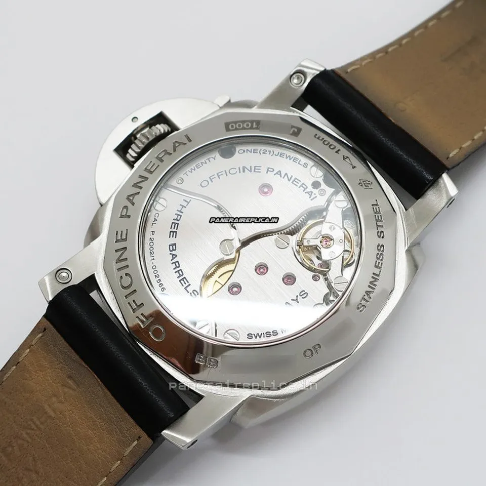 Alternative view of Great Replica Panerai Luminor 1950 44mm Steel Case Manual Winding Watch