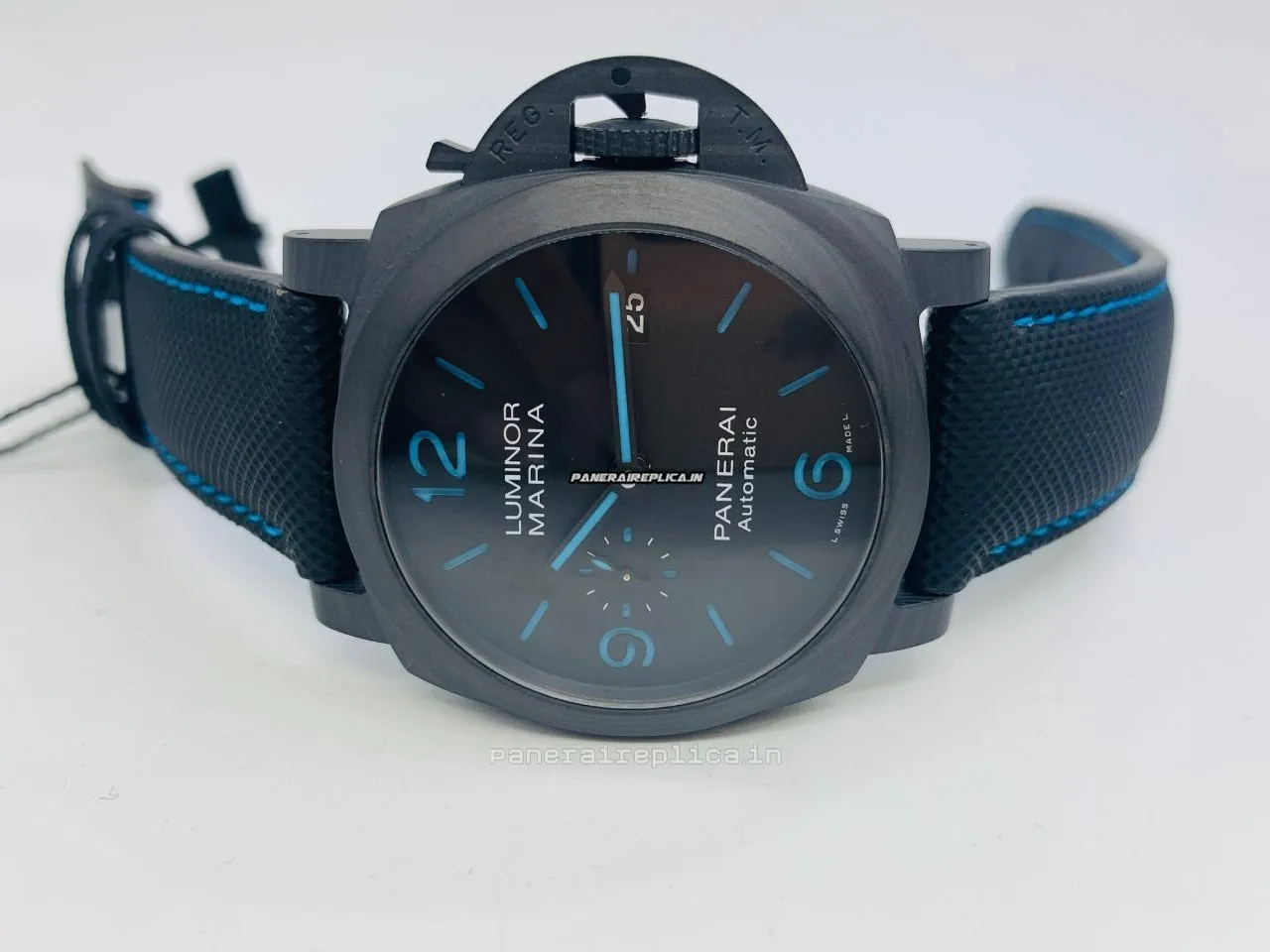 Alternative view of Exquisite Fake Panerai Panerai Watches 44mm Carbon Case Mens/unisex Automatic Watch