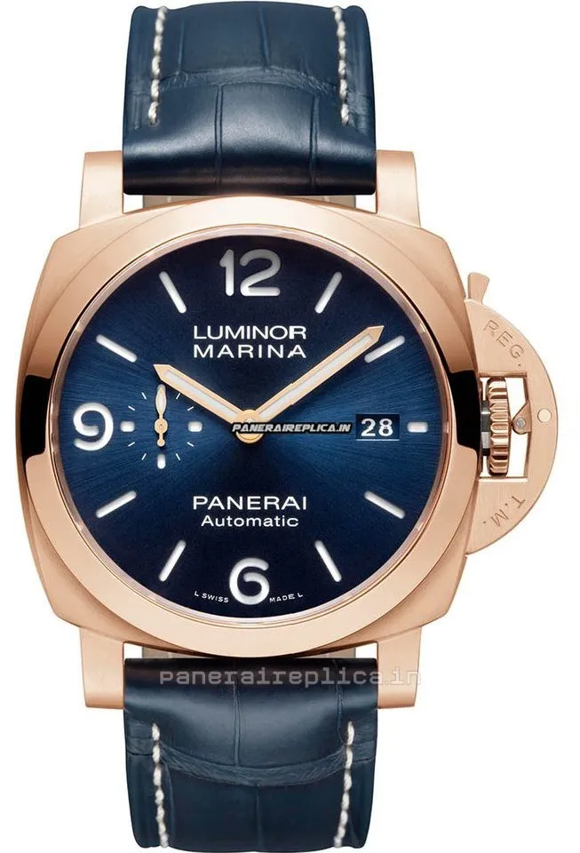 Good Replica Panerai Panerai Watches 44mm Rose Gold Case Mens/unisex Automatic Watch