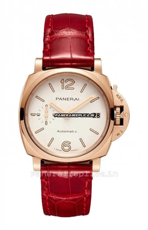 Trustworthy Imitation Panerai Panerai Watches 38mm Rose Gold Case Womens Automatic Watch