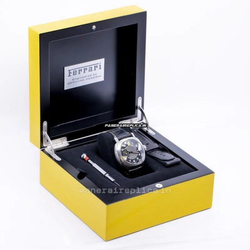 Alternative view of Beautiful Fake Panerai Ferrari 44mm Steel Case Mens/unisex Automatic Watch