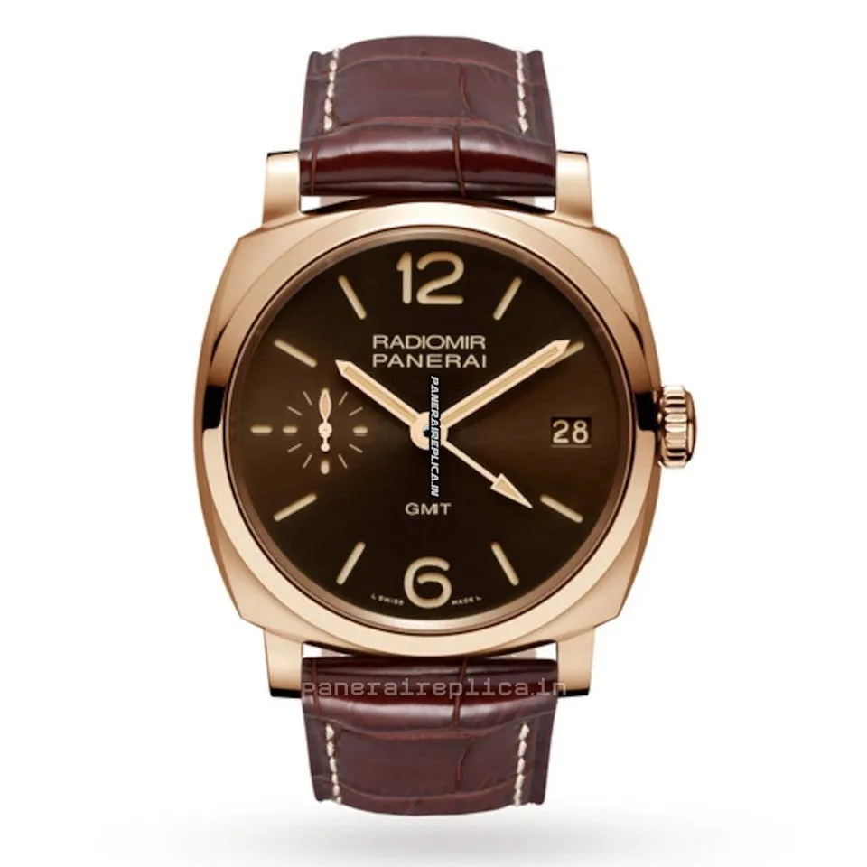 Luxury Replicas Panerai Special Editions 47mm Red Gold Case Mens/unisex Manual Winding Watch