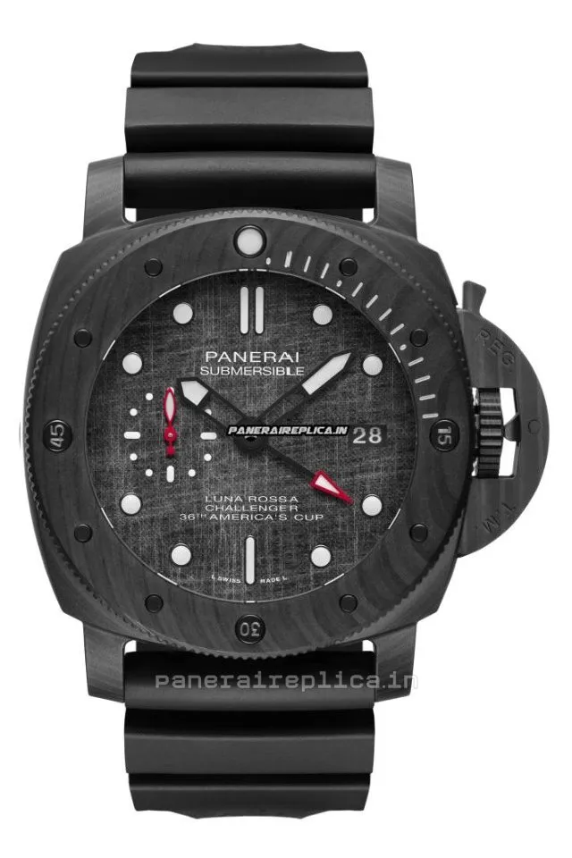 Durable Copies Panerai Panerai Watches 47mm Carbon Case Mens/unisex Automatic Watch