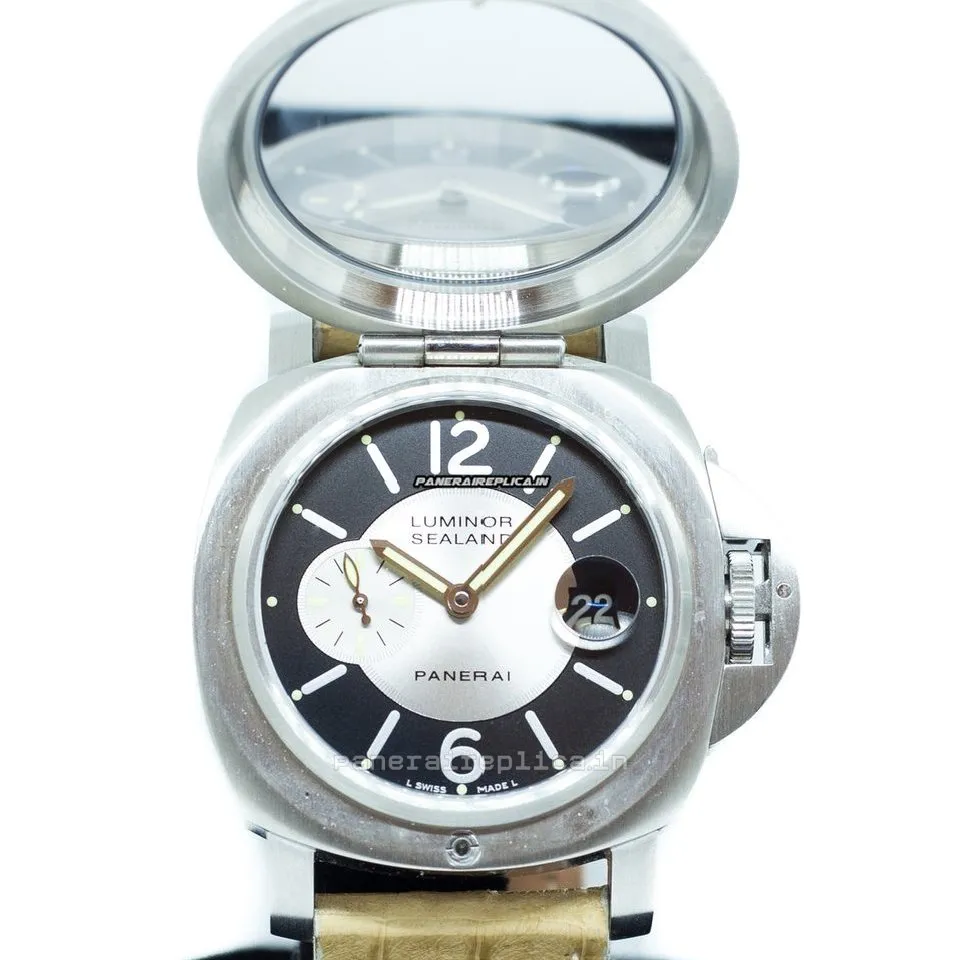 Alternative view of 1:1 Replica Panerai Special Editions 44mm Steel Case Mens/unisex Automatic Watch