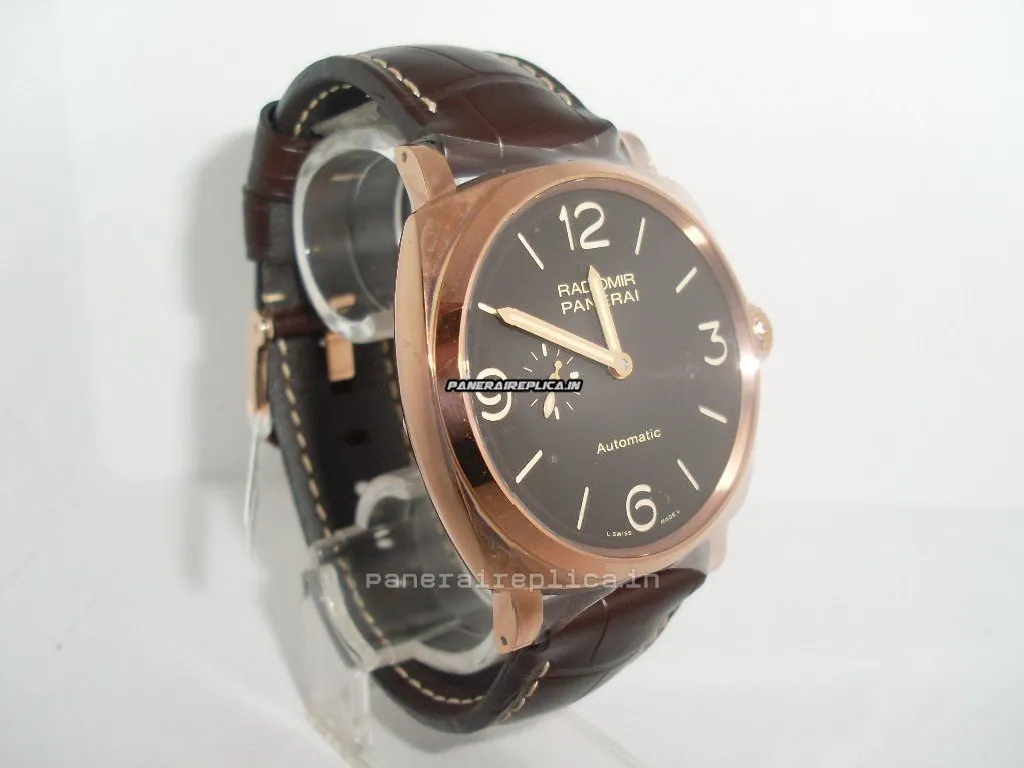 Alternative view of Fabulous Fakes Panerai Radiomir 1940 45mm Rose Gold Case Mens/unisex Automatic Watch