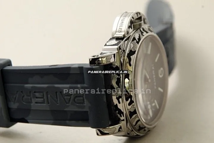 Alternative view of Good Replica Panerai Luminor Marina 44mm Steel Case Mens/unisex Manual Winding Watch