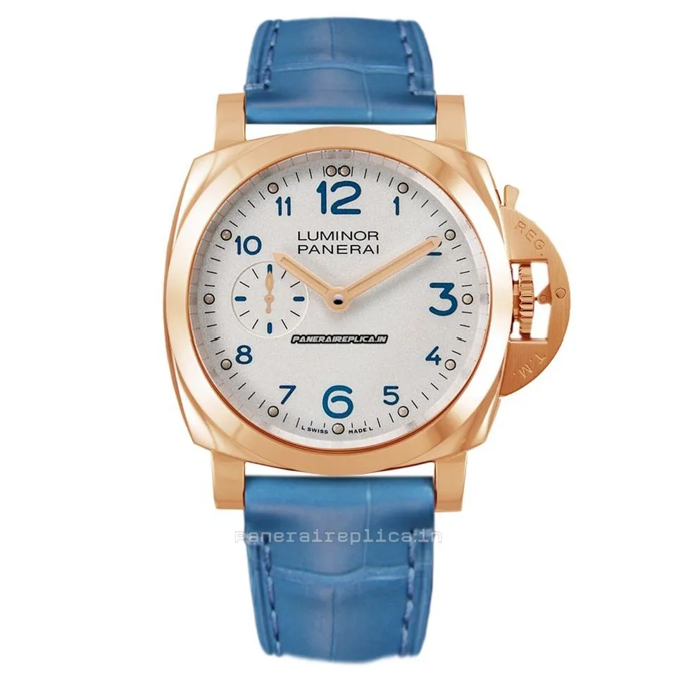 Reliable Replica Panerai Luminor Due 42mm Red Gold Case Mens/unisex Manual Winding Watch
