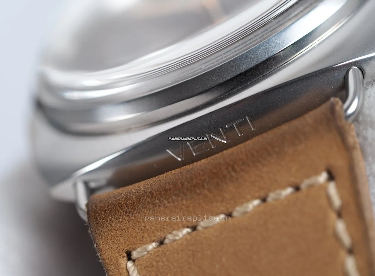 Alternative view of High-end Copy Panerai Panerai Watches 45mm Steel Case Mens/unisex Manual Winding Watch