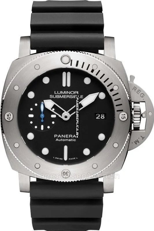 Wholesale Clone Panerai Luminor Submersible 47mm Titanium Case Mens/unisex Automatic Watch