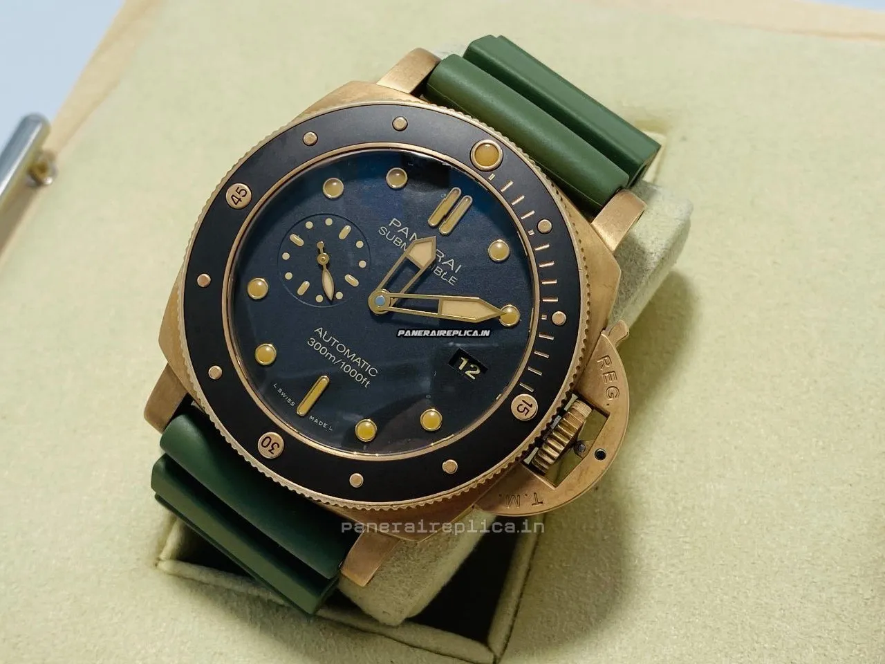 Wonderful Fake Panerai Luminor Submersible 47mm Bronze Case Mens/unisex Automatic Watch