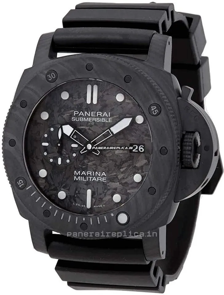 Unique Replica Panerai Luminor Submersible 47mm Carbon Case Mens/unisex Automatic Watch
