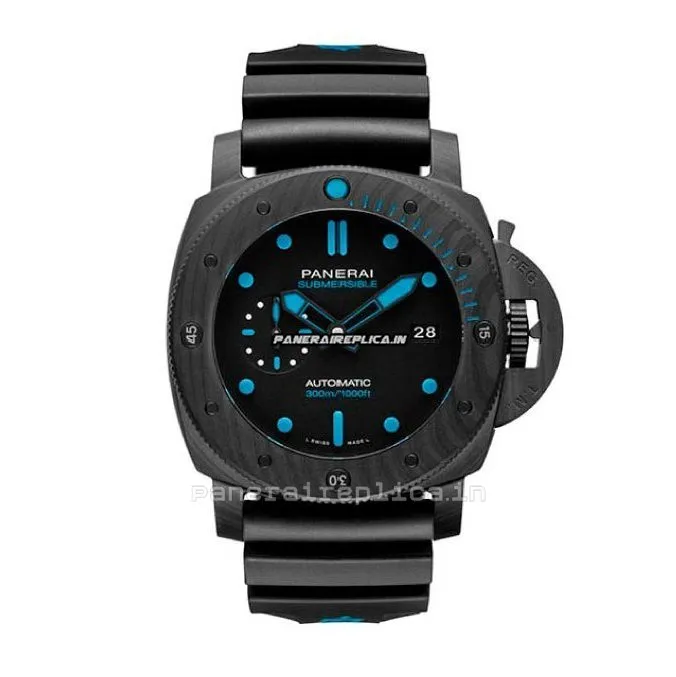 Excellent Replica Panerai Luminor Gmt Automatic 47mm Carbon Case Mens/unisex Automatic Watch