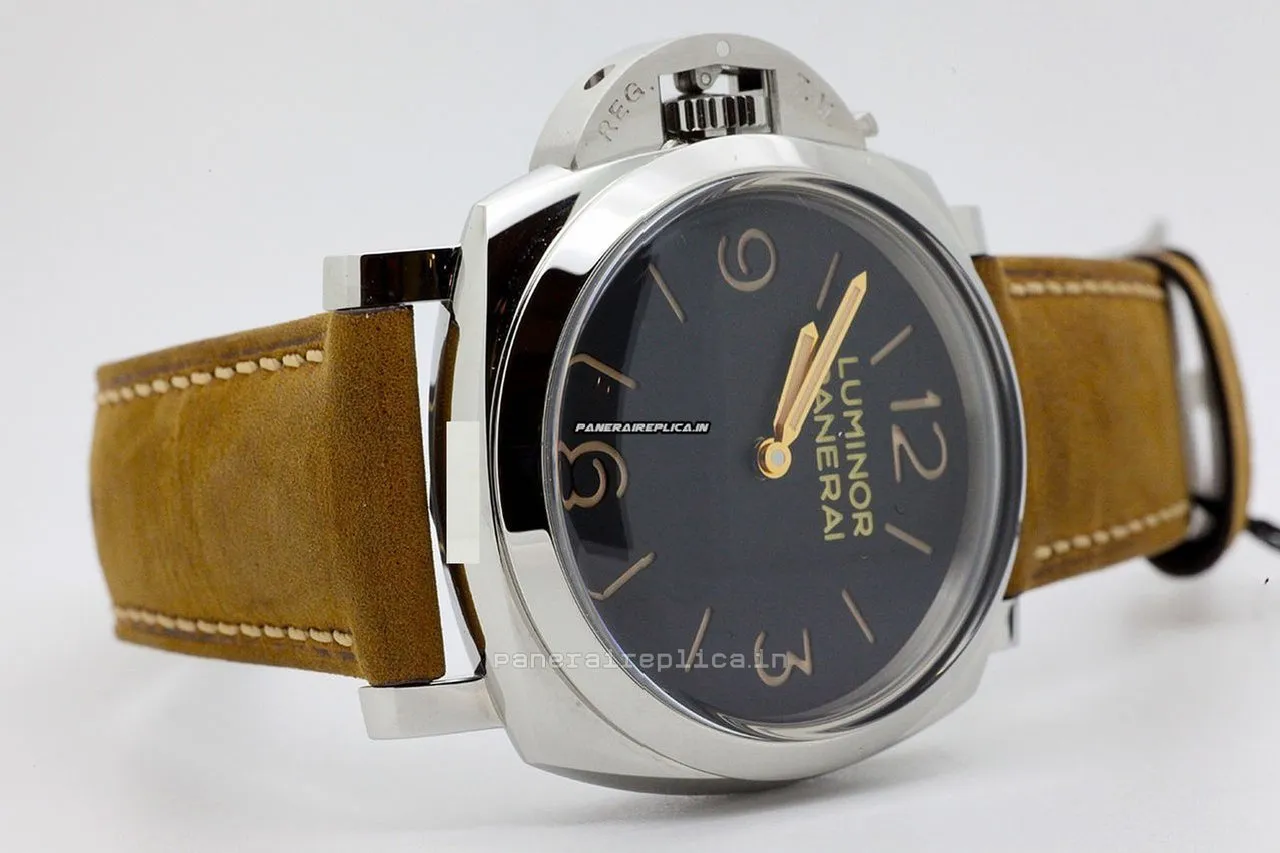 Alternative view of Fantastic Replica Panerai Luminor 1950 47mm Steel Case Manual Winding Watch
