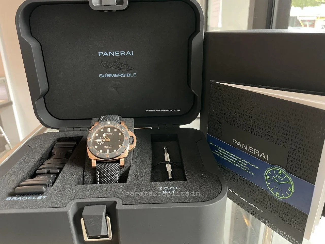 Alternative view of Great Copy Panerai Panerai Watches Rose Gold Case Mens/unisex Automatic Watch