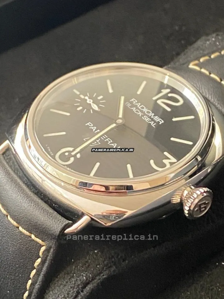 Alternative view of Wholesale Clone Panerai Radiomir Black Seal 45mm Steel Case Mens/unisex Manual Winding Watch