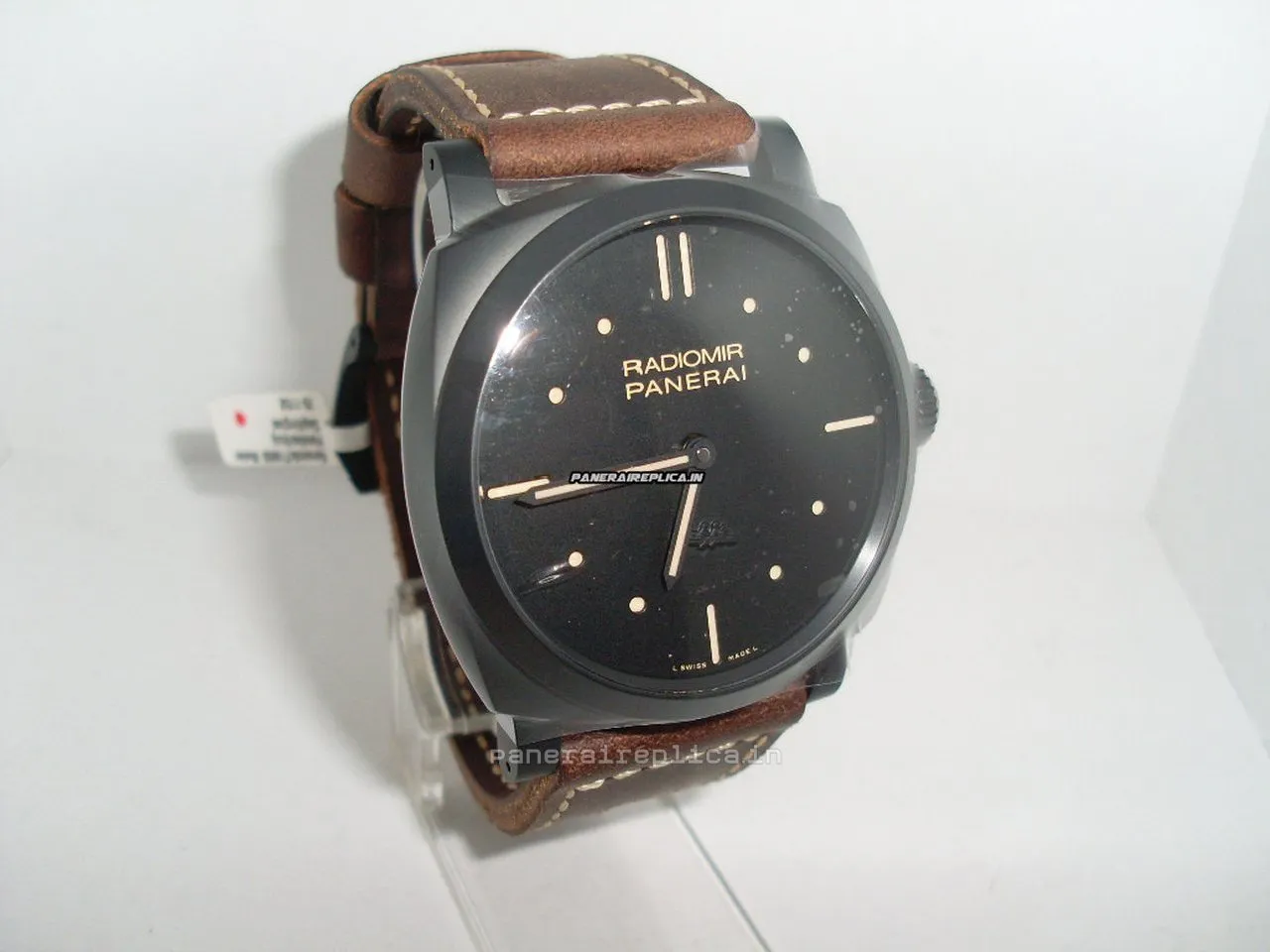 Alternative view of Remarkable Fake Panerai Radiomir 1940 48mm Ceramic Case Mens/unisex Manual Winding Watch