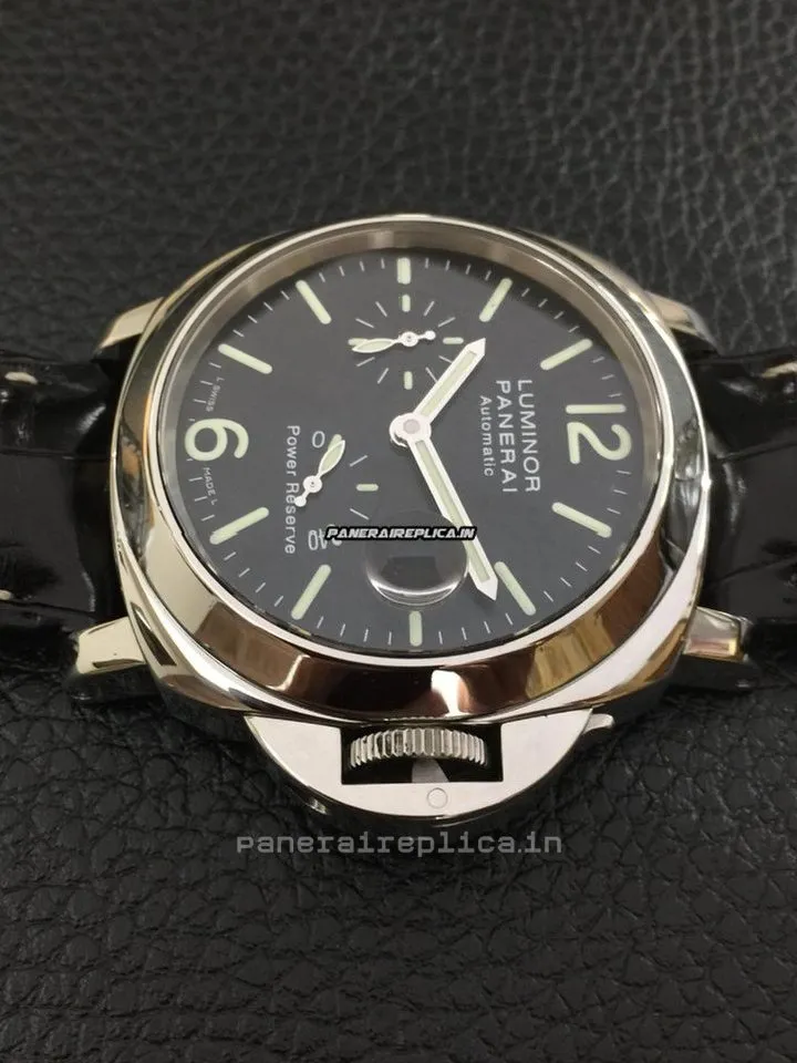 Alternative view of Fantastic Clone Panerai Luminor Power Reserve 44mm Steel Case Mens/unisex Automatic Watch