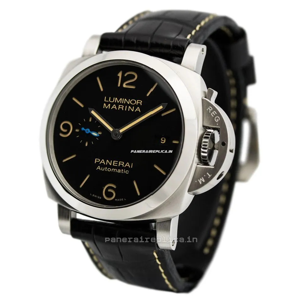 Alternative view of Reliable Replicas Panerai Luminor Marina 44mmmm Steel Case Mens/unisex Automatic Watch