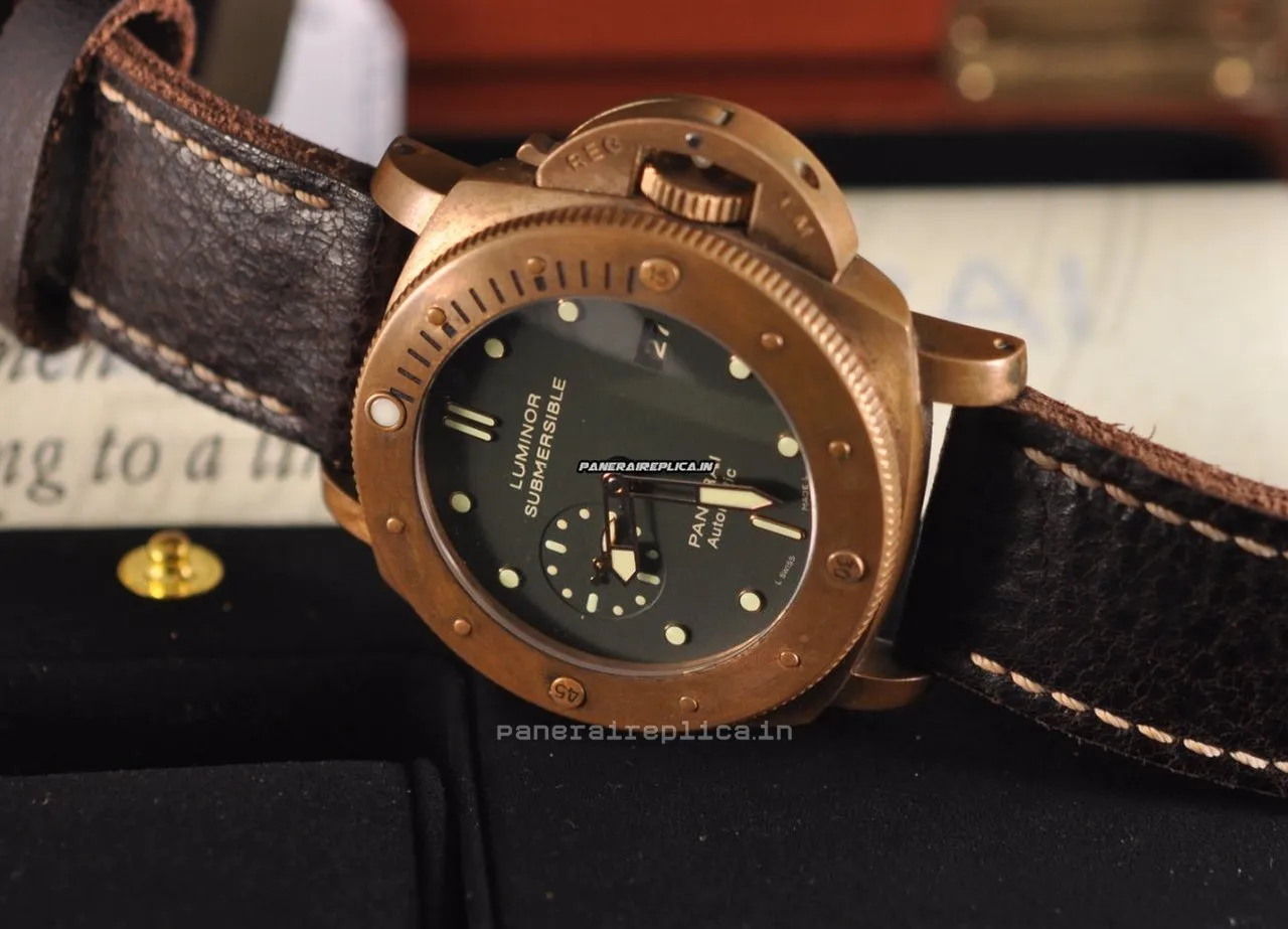 Swiss Replicas Panerai Special Editions 47mm Bronze Case Mens/unisex Automatic Watch