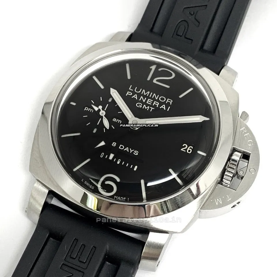 Alternative view of Superb Replica Panerai Luminor 1950 44mm Steel Case Mens/unisex Manual Winding Watch